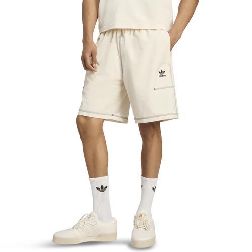adidas Trefoil Essentials Shorts Tech Olive S Mens Product Image