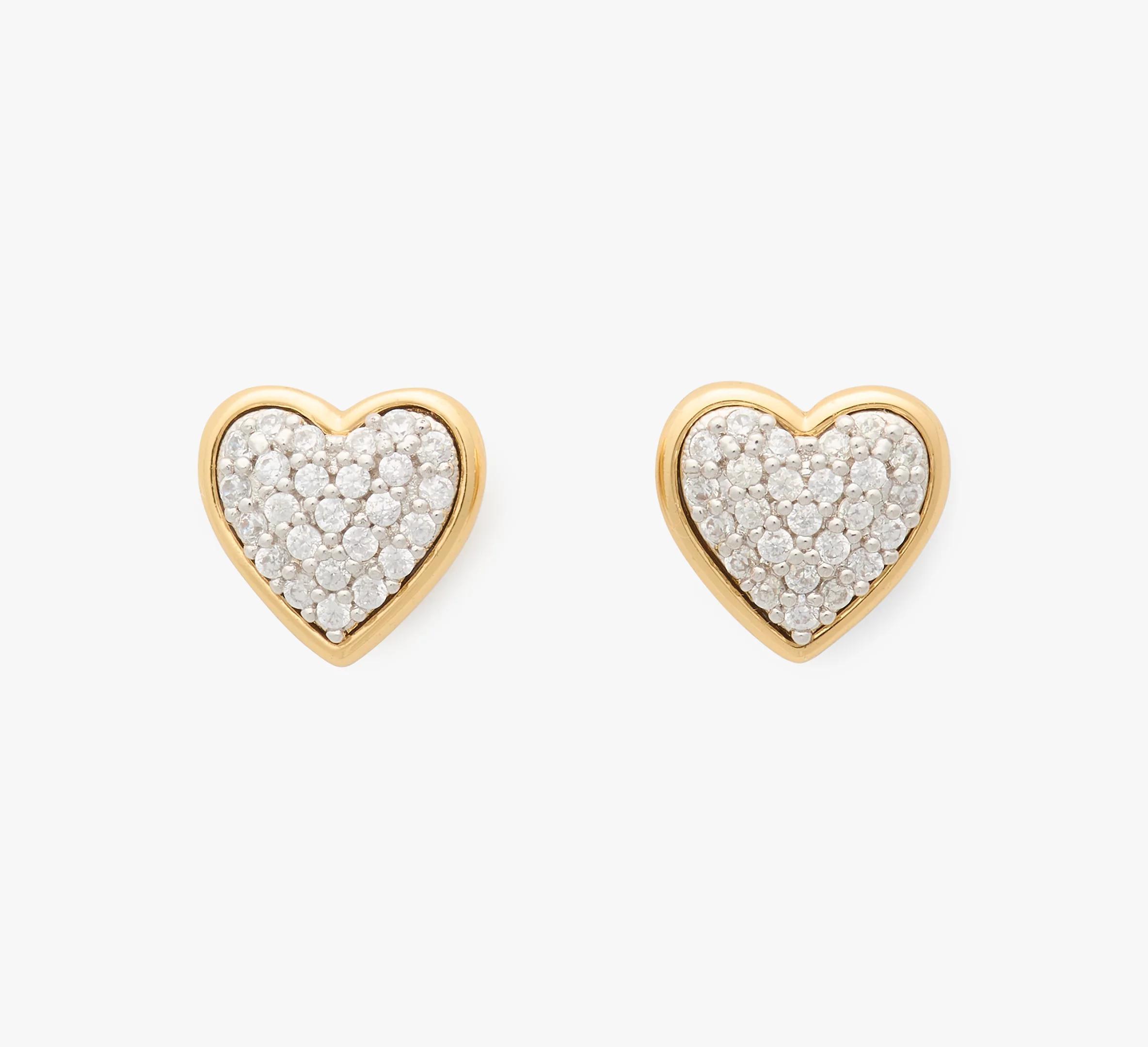 With All My Heart Pavé Studs Product Image