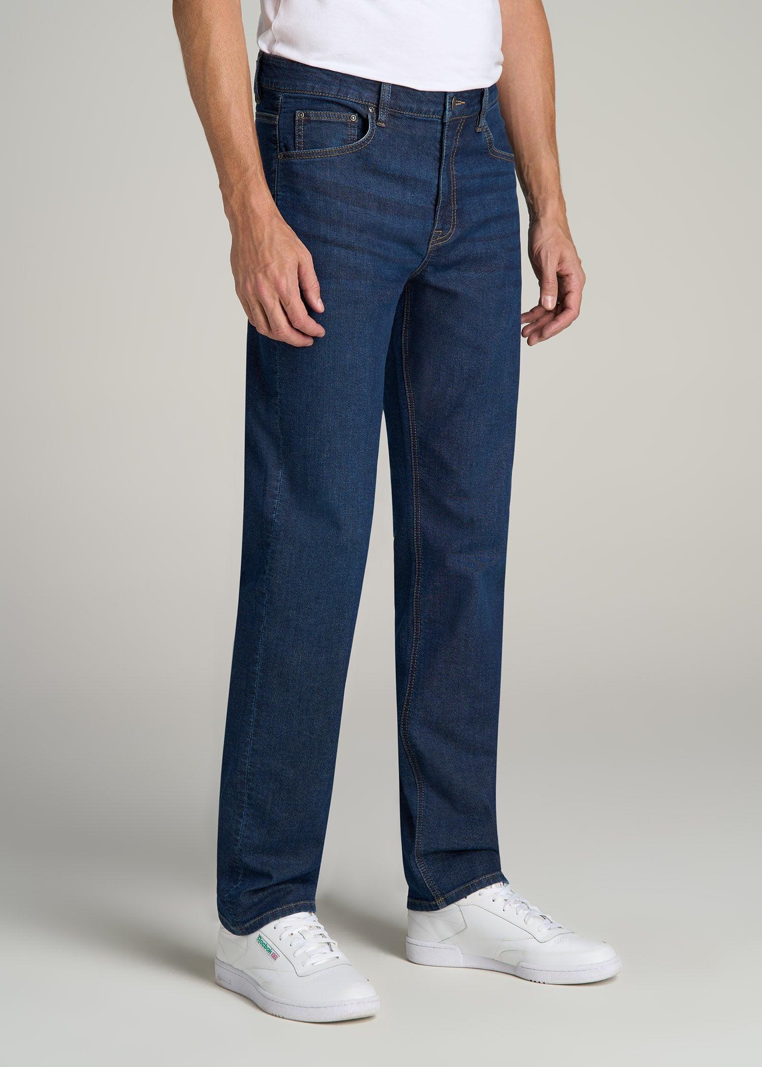 J1 STRAIGHT LEG Fleeced Jeans for Tall Men in Colorado Blue Wash Product Image