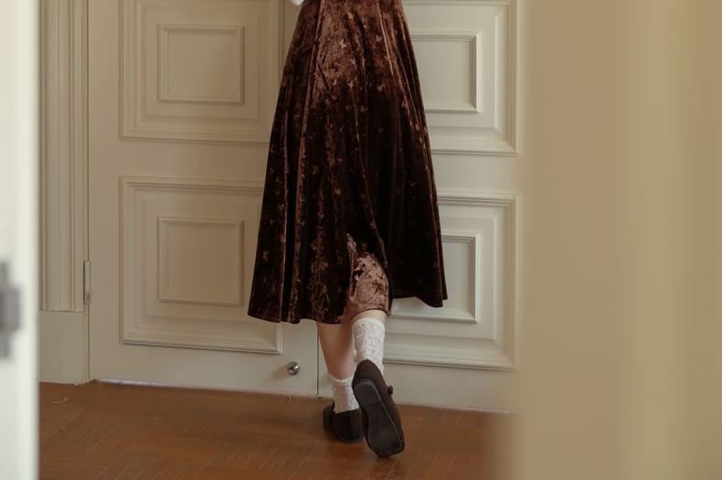 Butterfly Print Bow Midi Pinafore Dress Product Image