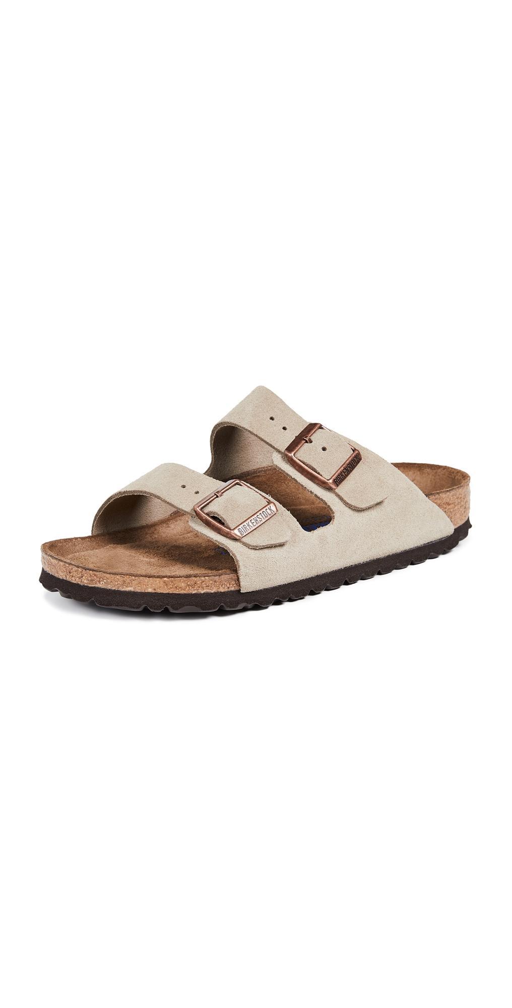 Mens Birkenstock Arizona Soft Footbed Slide Sandal - Habana Product Image