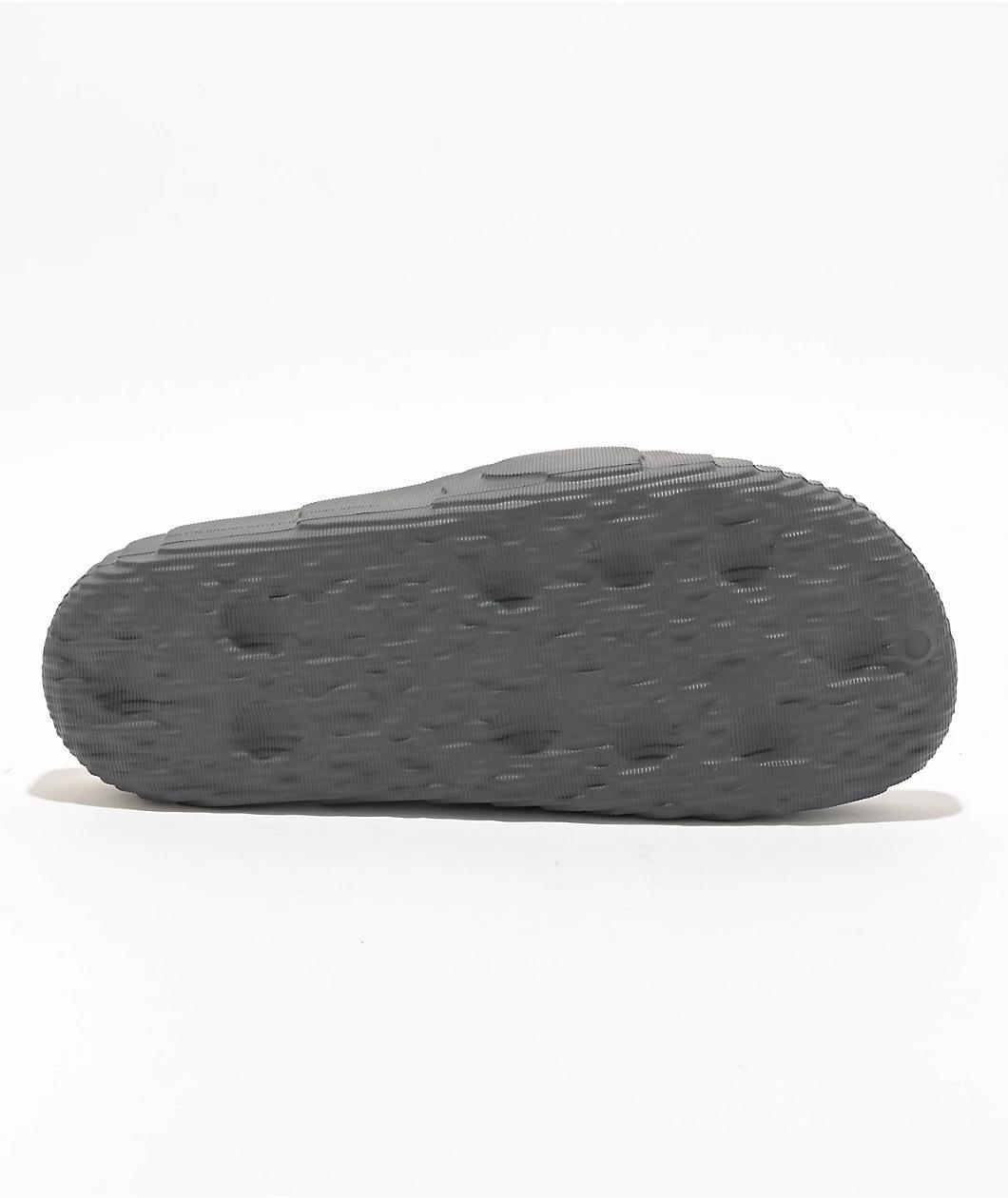 adidas Originals Adilette 22 Grey Five Core Black Slide Sandals Product Image