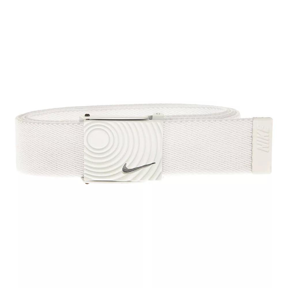Men's Nike Outsole Stretch Web Belt, White Product Image