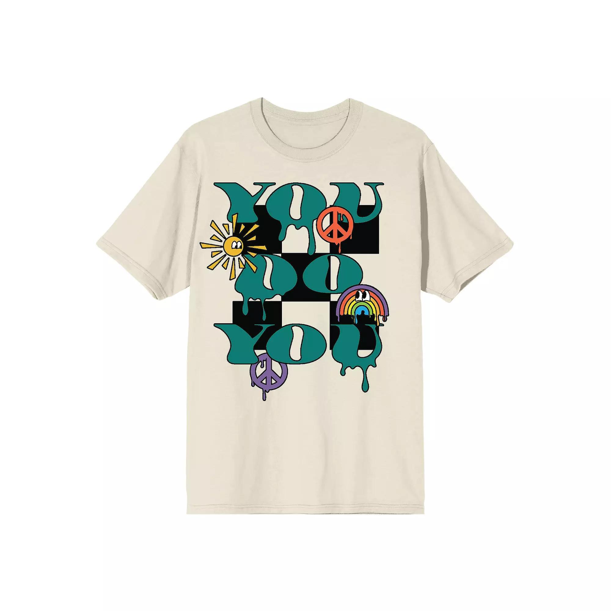 Men's Positive Vibes You Do You Tee, Size: Medium, Off White Product Image