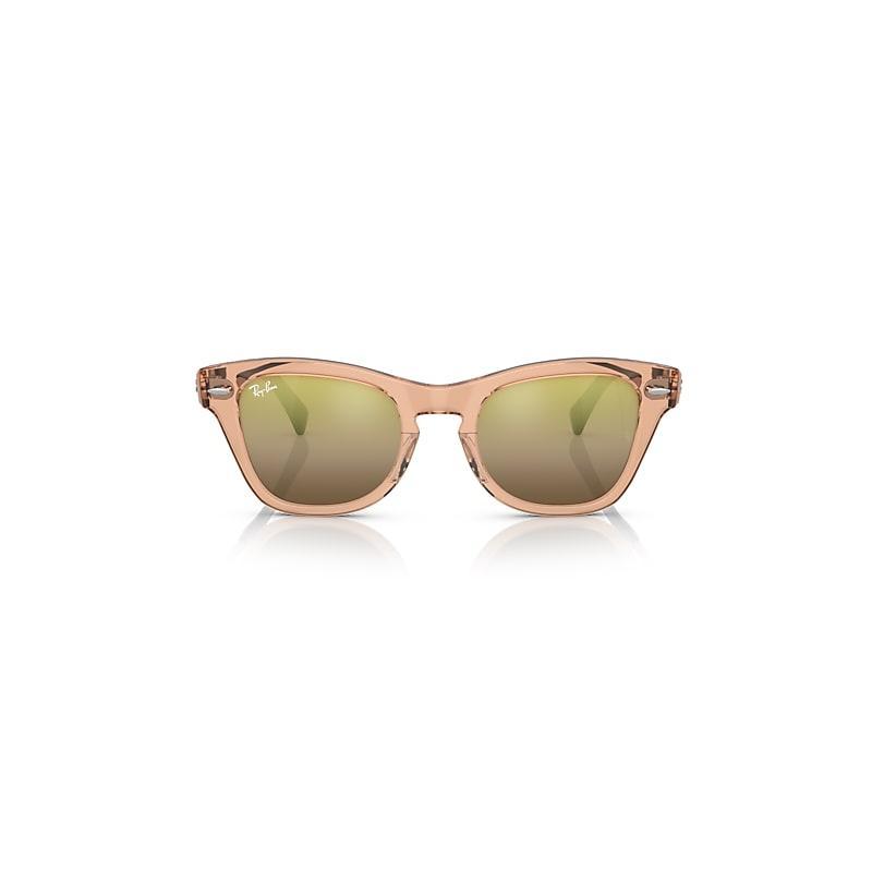 Ray-Ban Rb0707sm Sunglasses Frame Gold Lenses Product Image