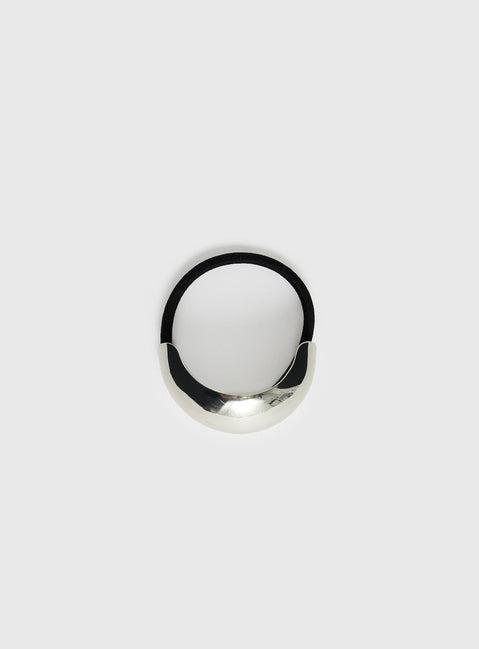 Heart Mend Statement Hair Tie Silver Product Image