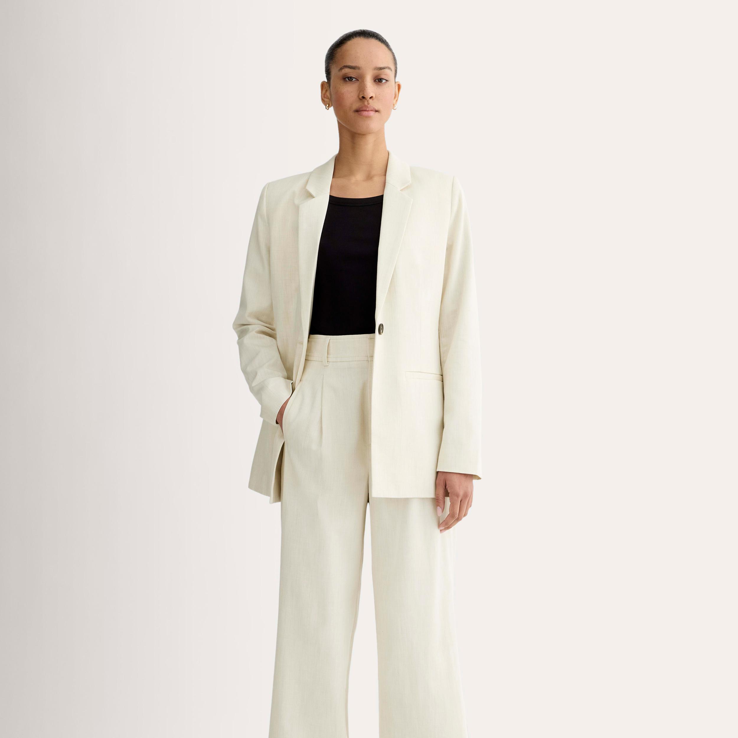 The Draper Pleated Pant in Buttersmooth Product Image