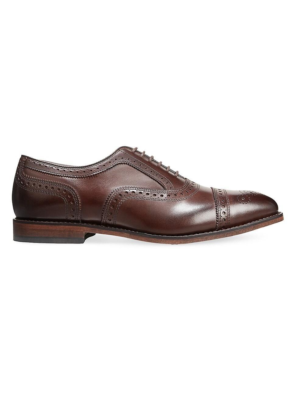 Mens Strand Leather Cap-Toe Oxfords Product Image