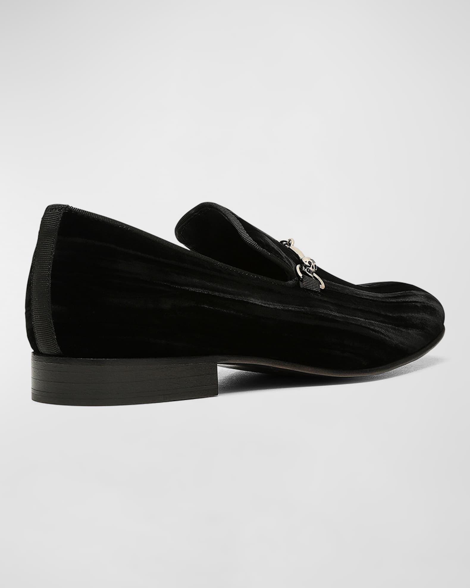 Men's Shawn Velvet Skull-Bit Loafers Product Image
