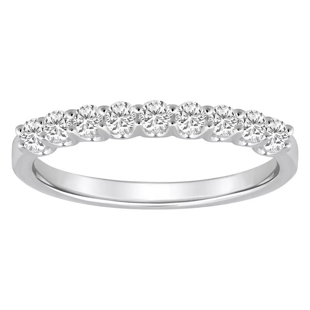 Alyson Layne 14k Gold 1/2 Carat T.W. Diamond Wedding Band, Women's, Size: 9.50, White Product Image