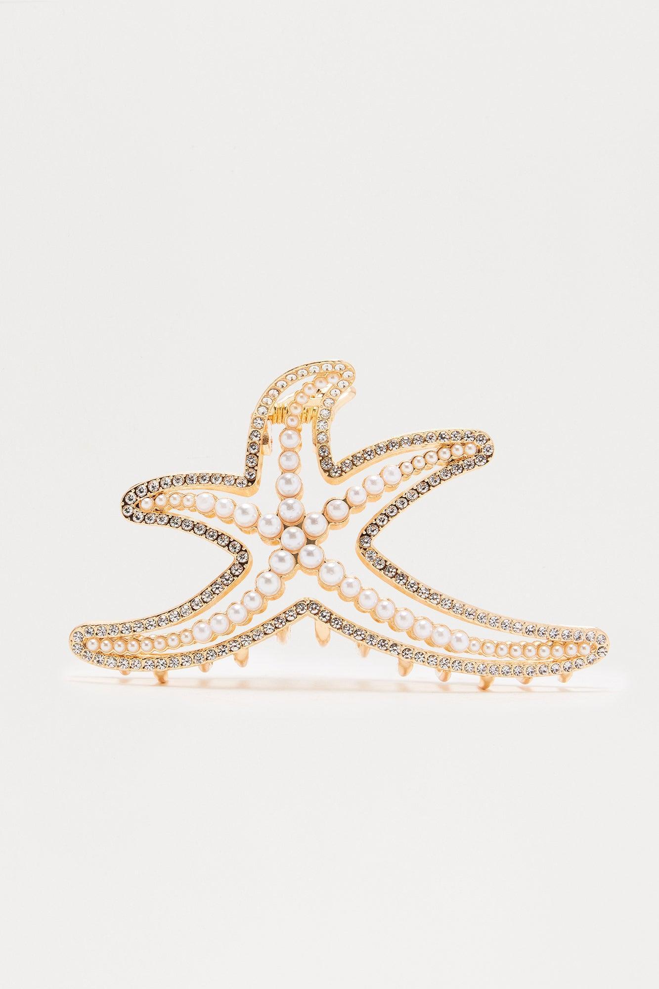 Starfish Claw Clip - Gold Product Image