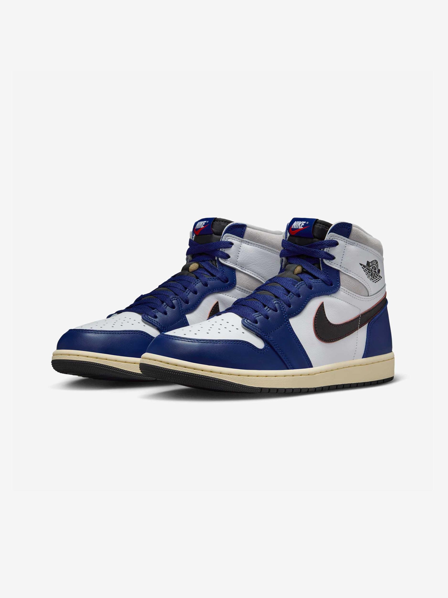 Air Jordan 1 Retro High OG (WHITE/BLACK-NEUTRAL GREY-DEEP ROYAL BLUE) (DZ5485-100) Product Image