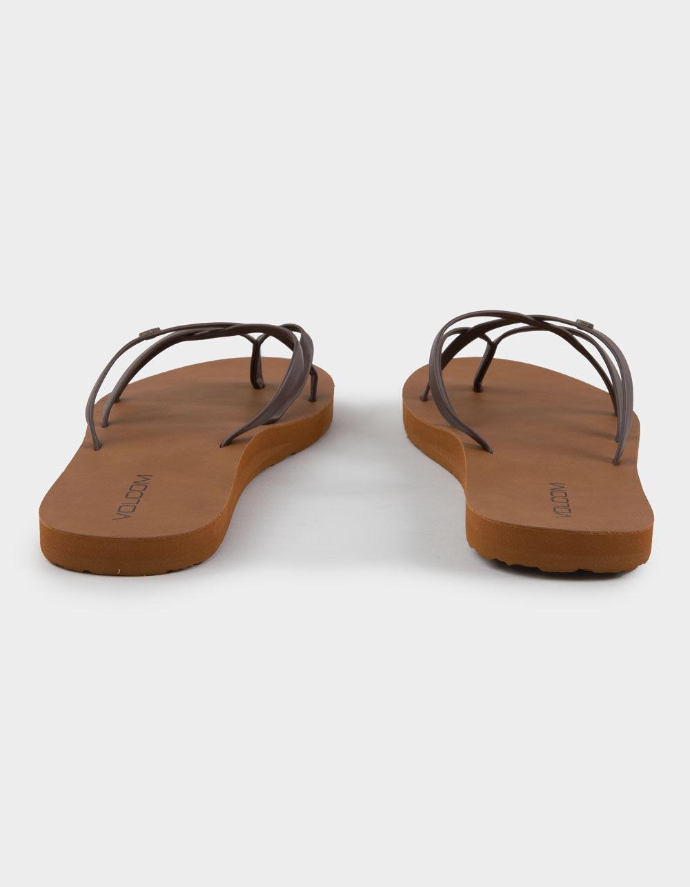 VOLCOM New School II Womens Thong Sandals - BLACK Product Image