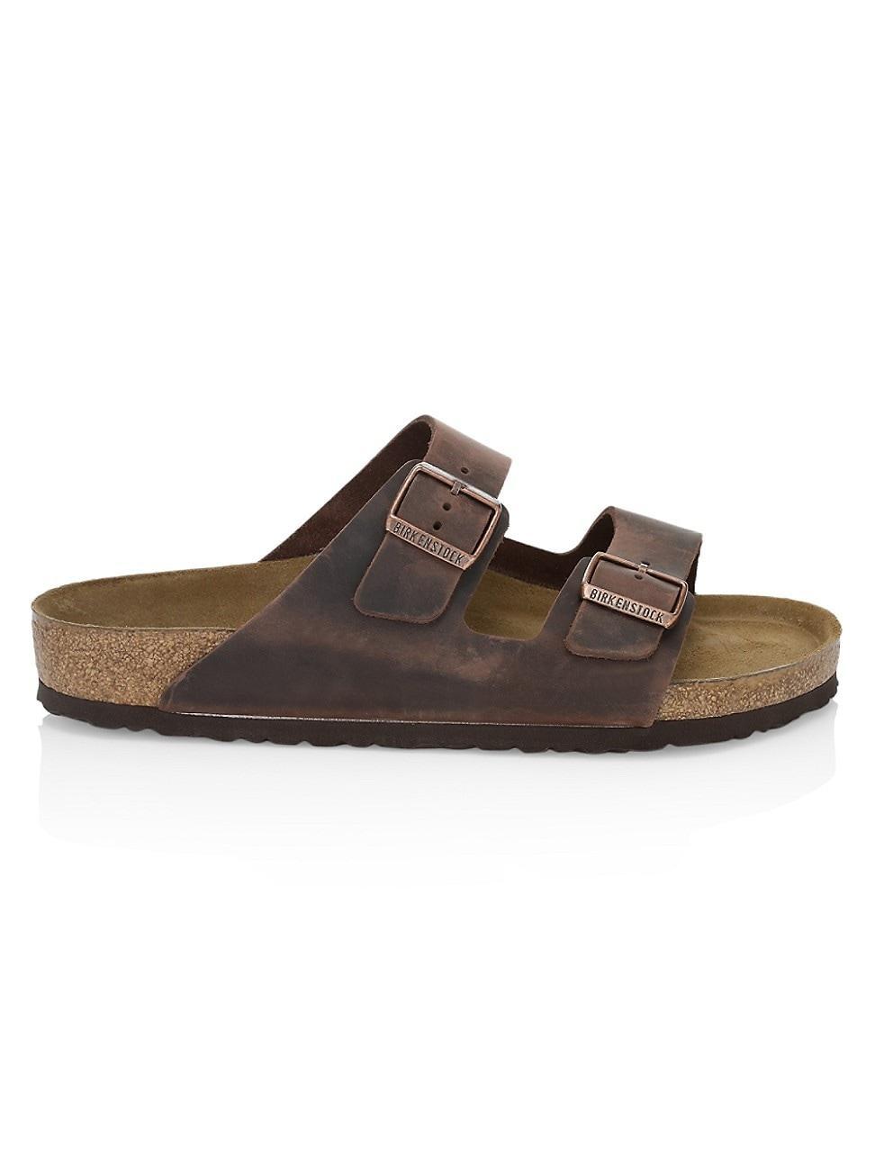Mens Birkenstock Arizona Soft Footbed Slide Sandal - Habana Product Image