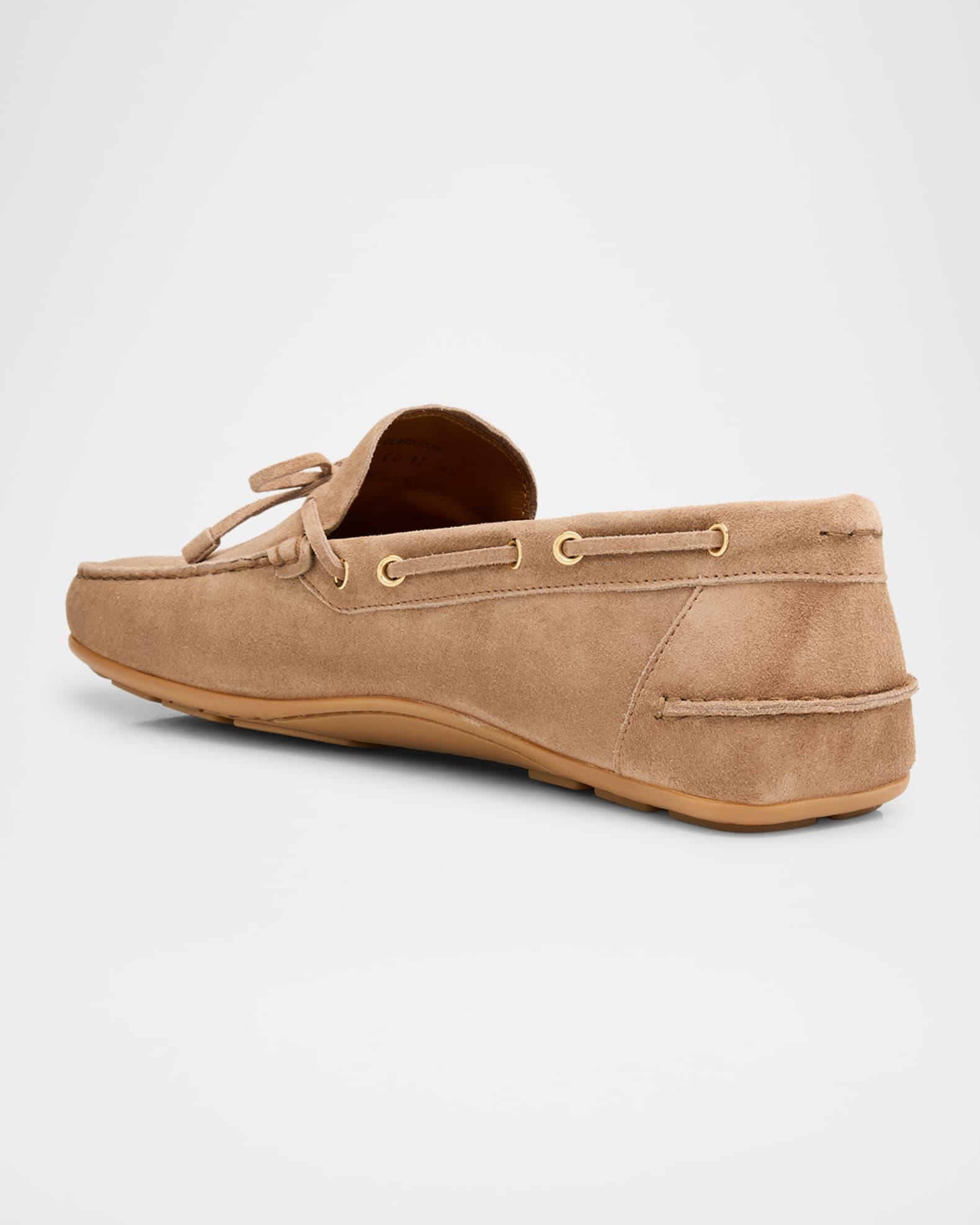 Mens Clarkson Leather Driving Shoes Product Image