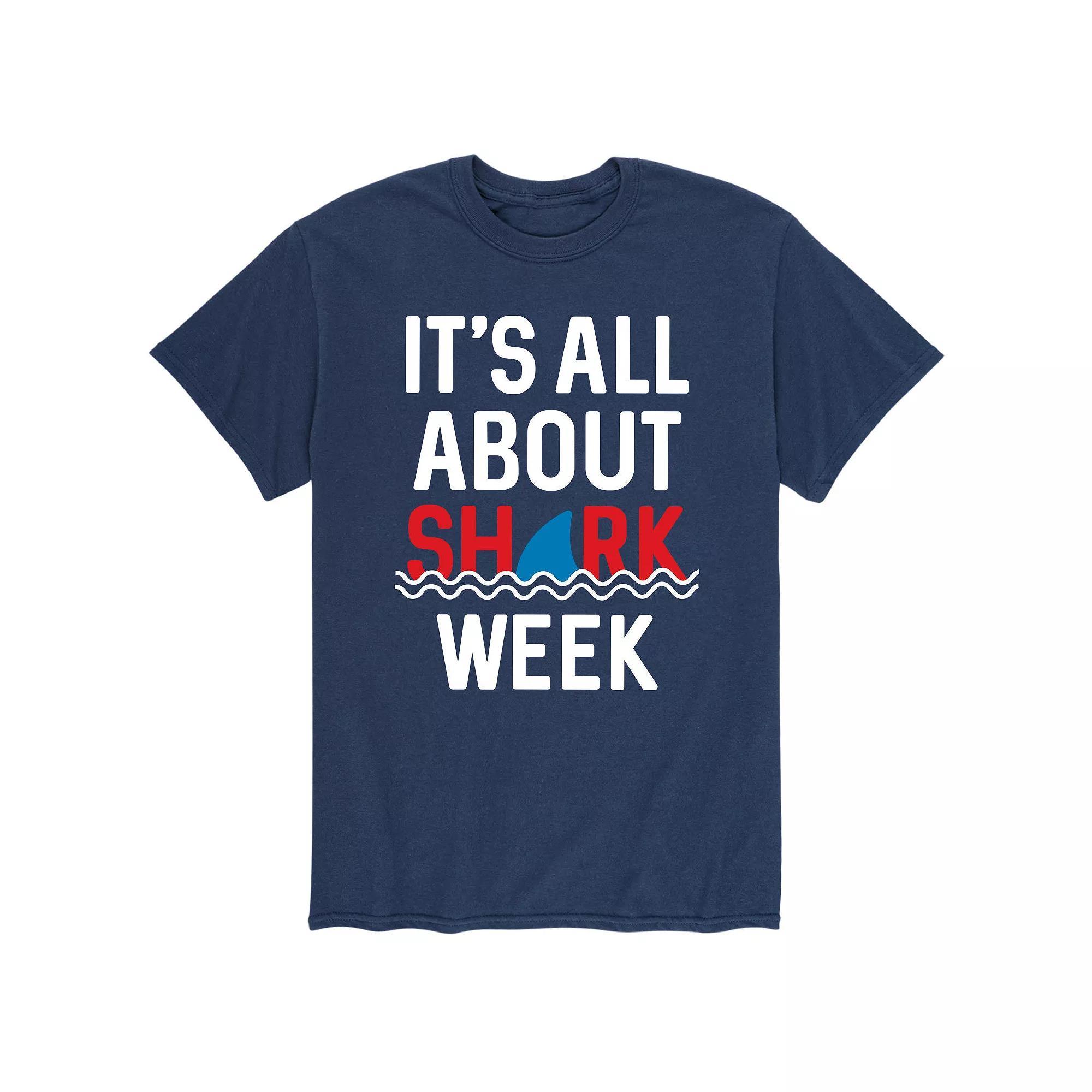 Mens Its All About Shark Fin Week Tee Product Image