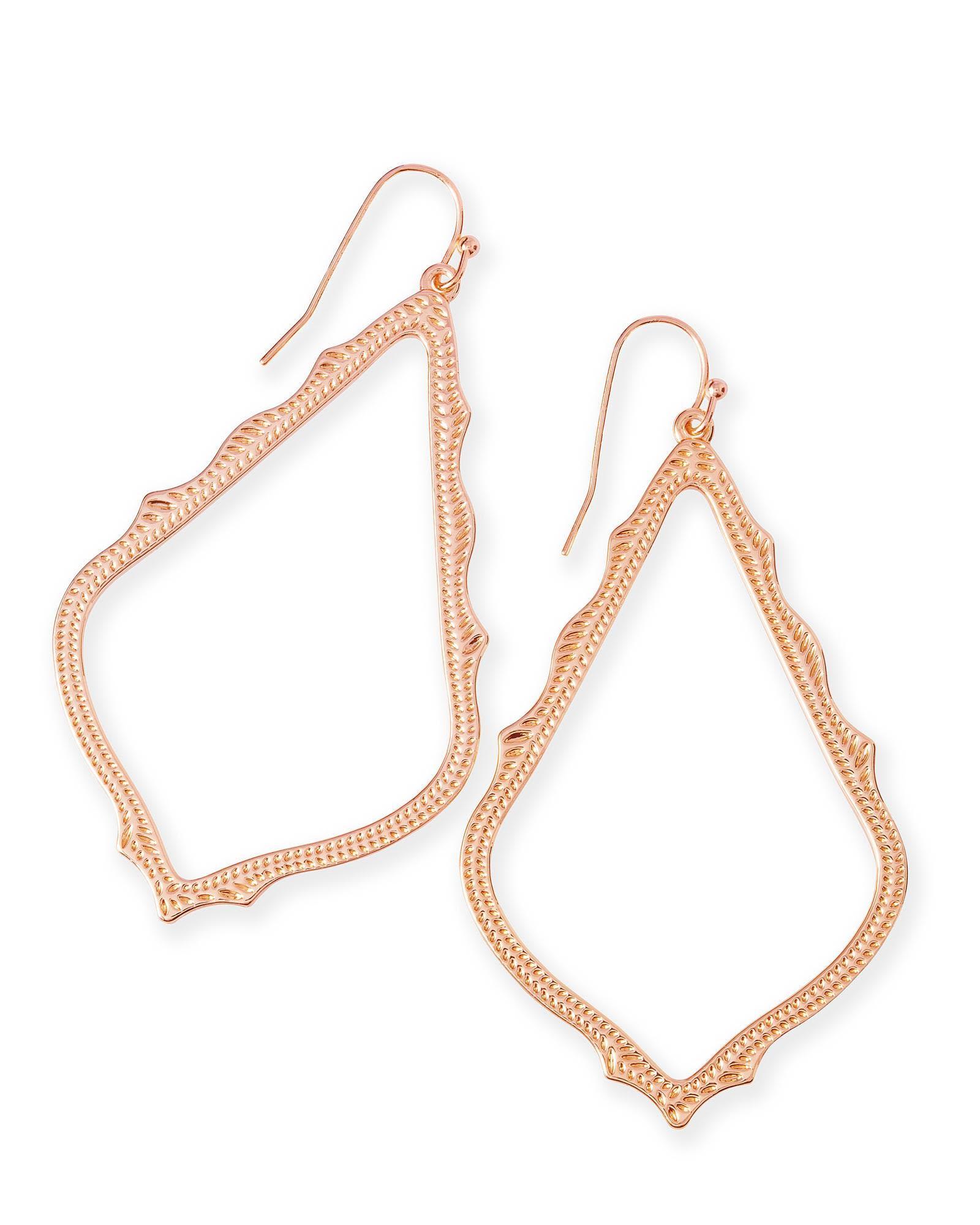 Kendra Scott Sophee Drop Earrings in Silver | Metal Product Image