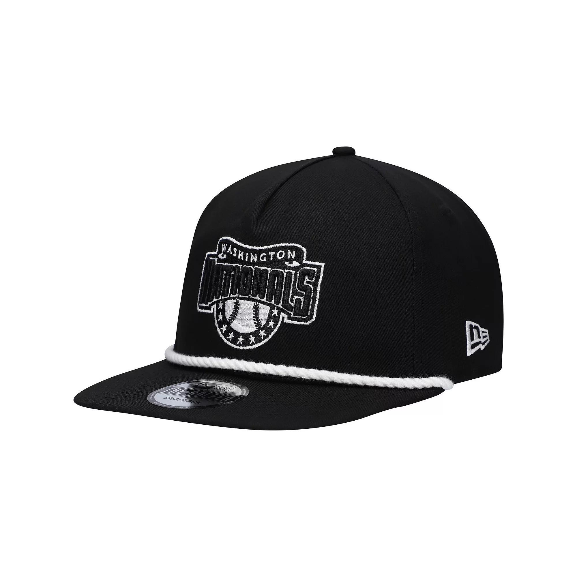 Mens New Era Washington Nationals Golfer Snapback Hat Product Image