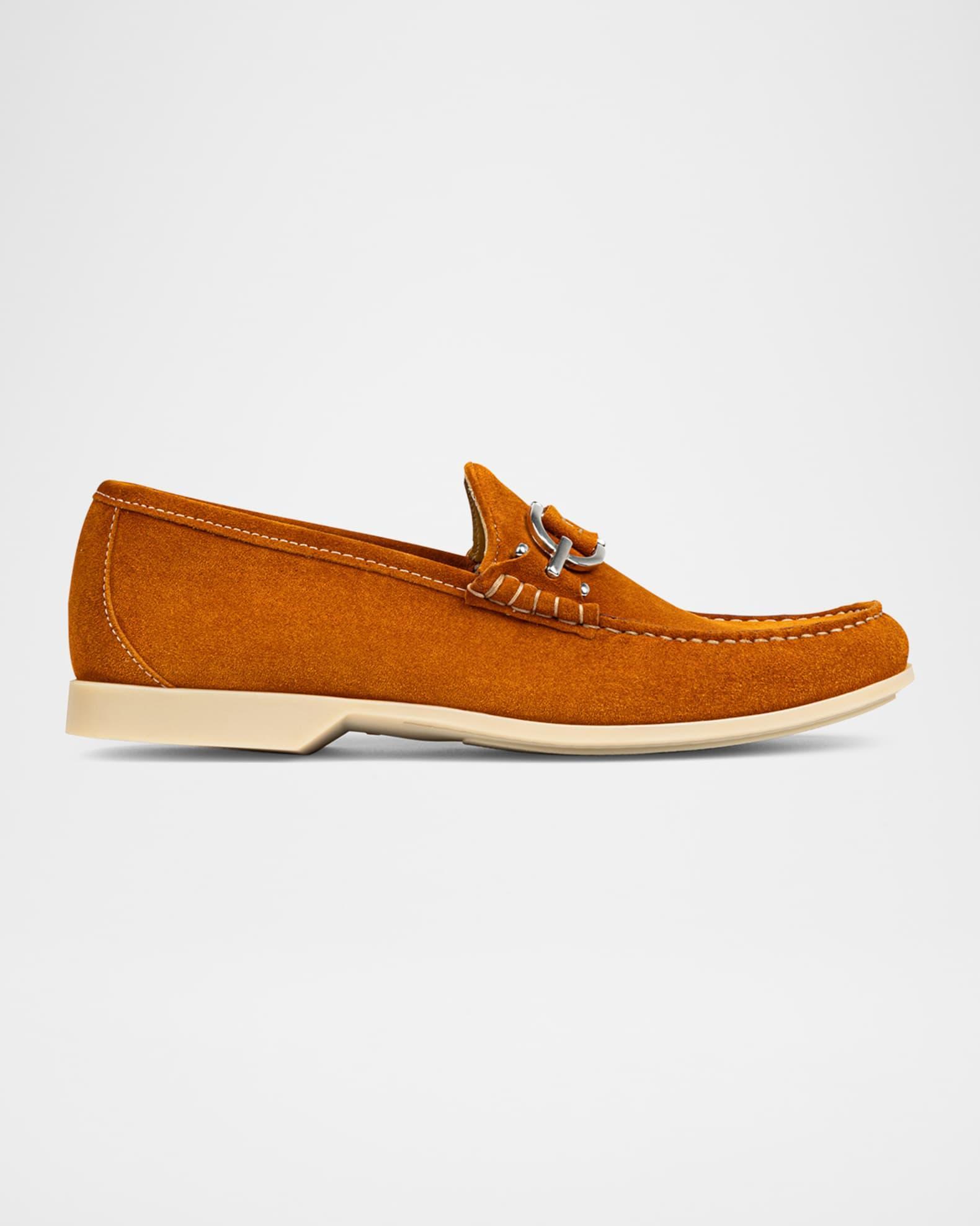 Men's Augie Suede Bit Loafers Product Image