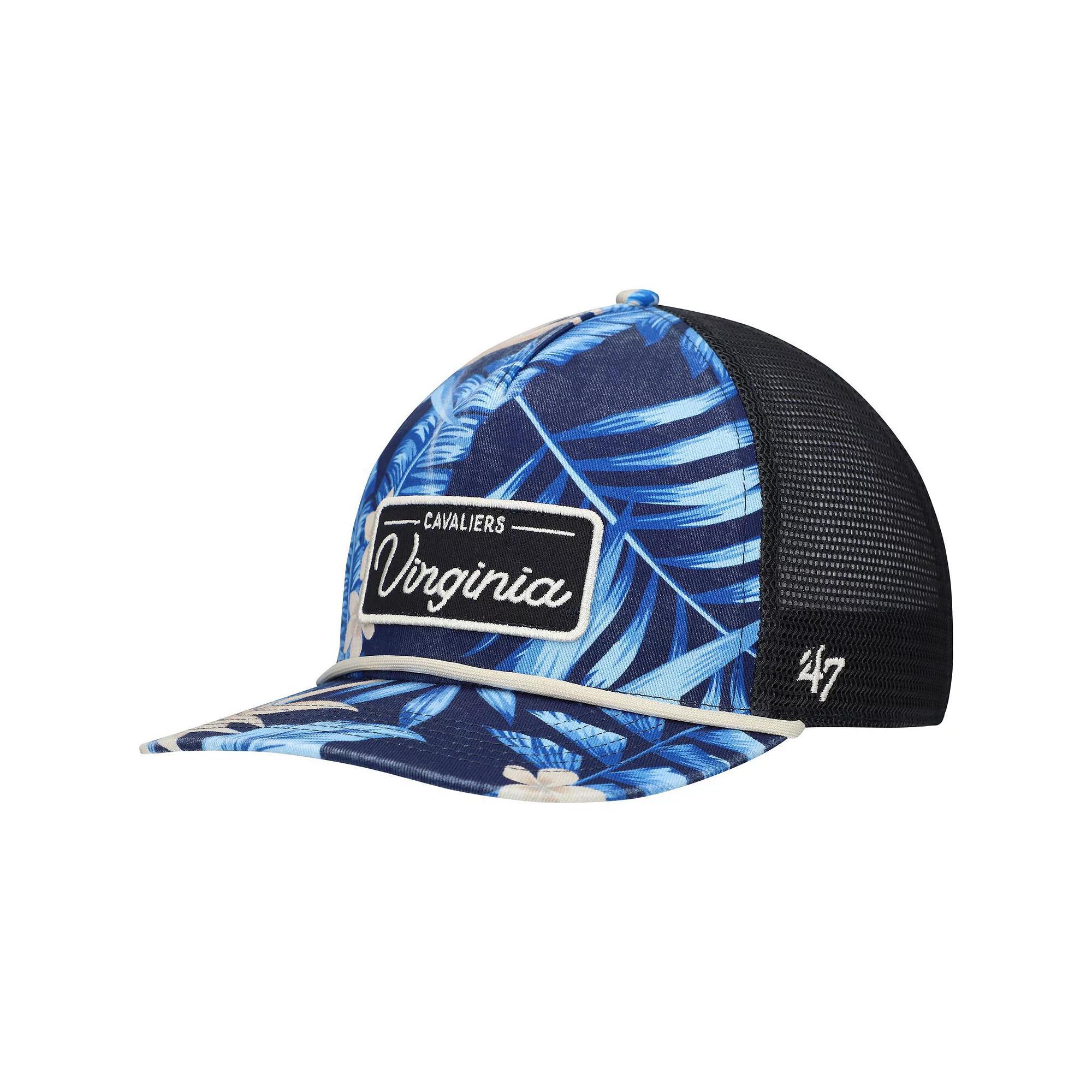 Men's '47 Navy Virginia Cavaliers Tropicalia Hitch Adjustable Hat, Blue Product Image