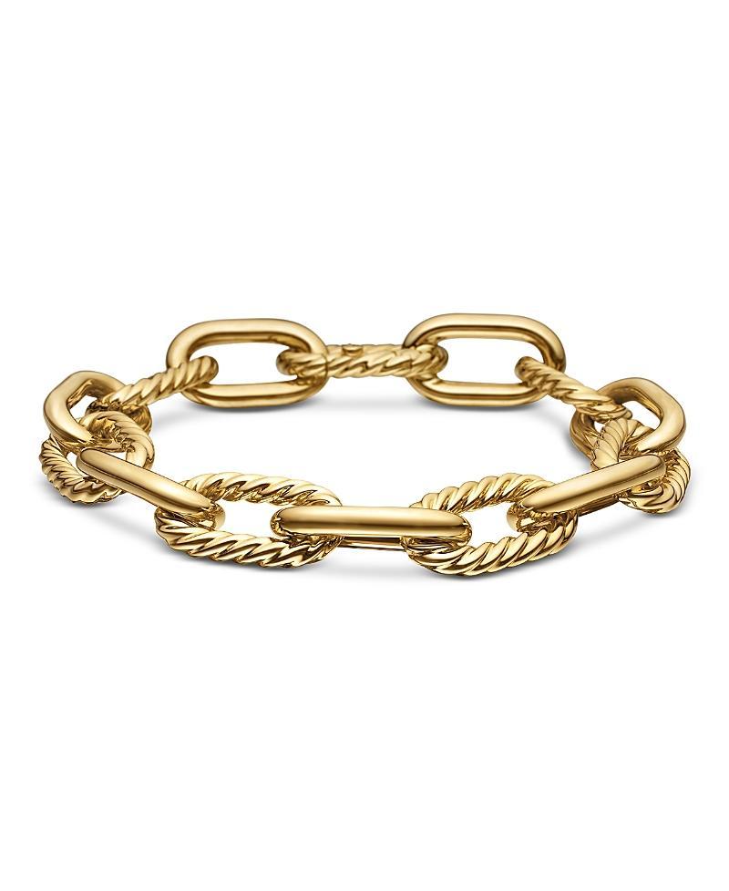Womens DY Madison Chain Bracelet in 18K Yellow Gold, 11mm Product Image