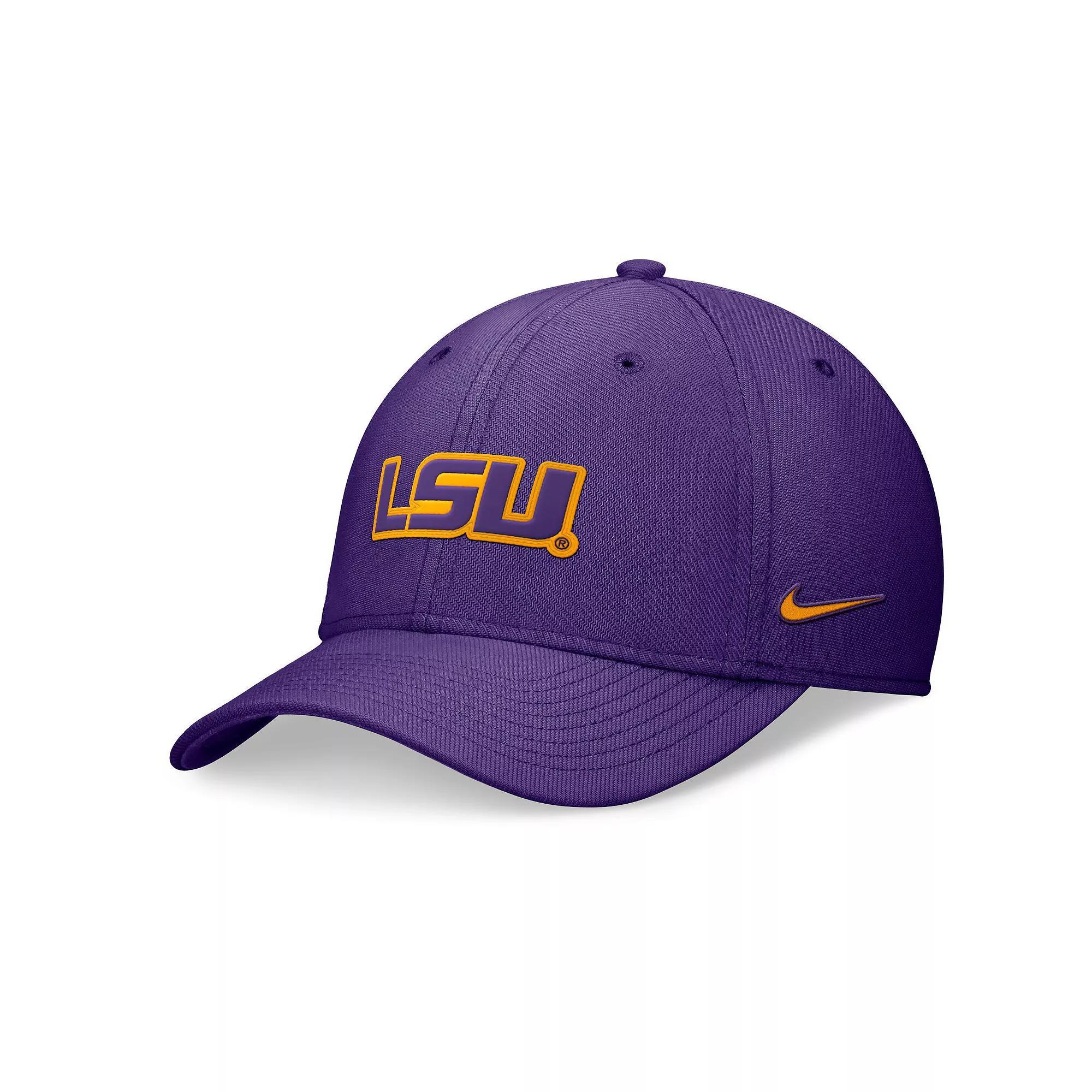 Men's Nike Purple LSU Tigers 2024 Sideline Flex Hat, Size: Small/Medium Product Image