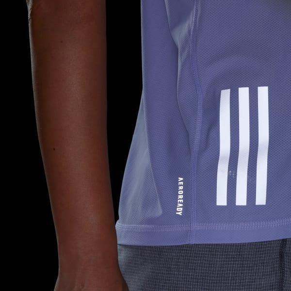 adidas Own The Run Tank Top Violet Tone XS Womens Product Image