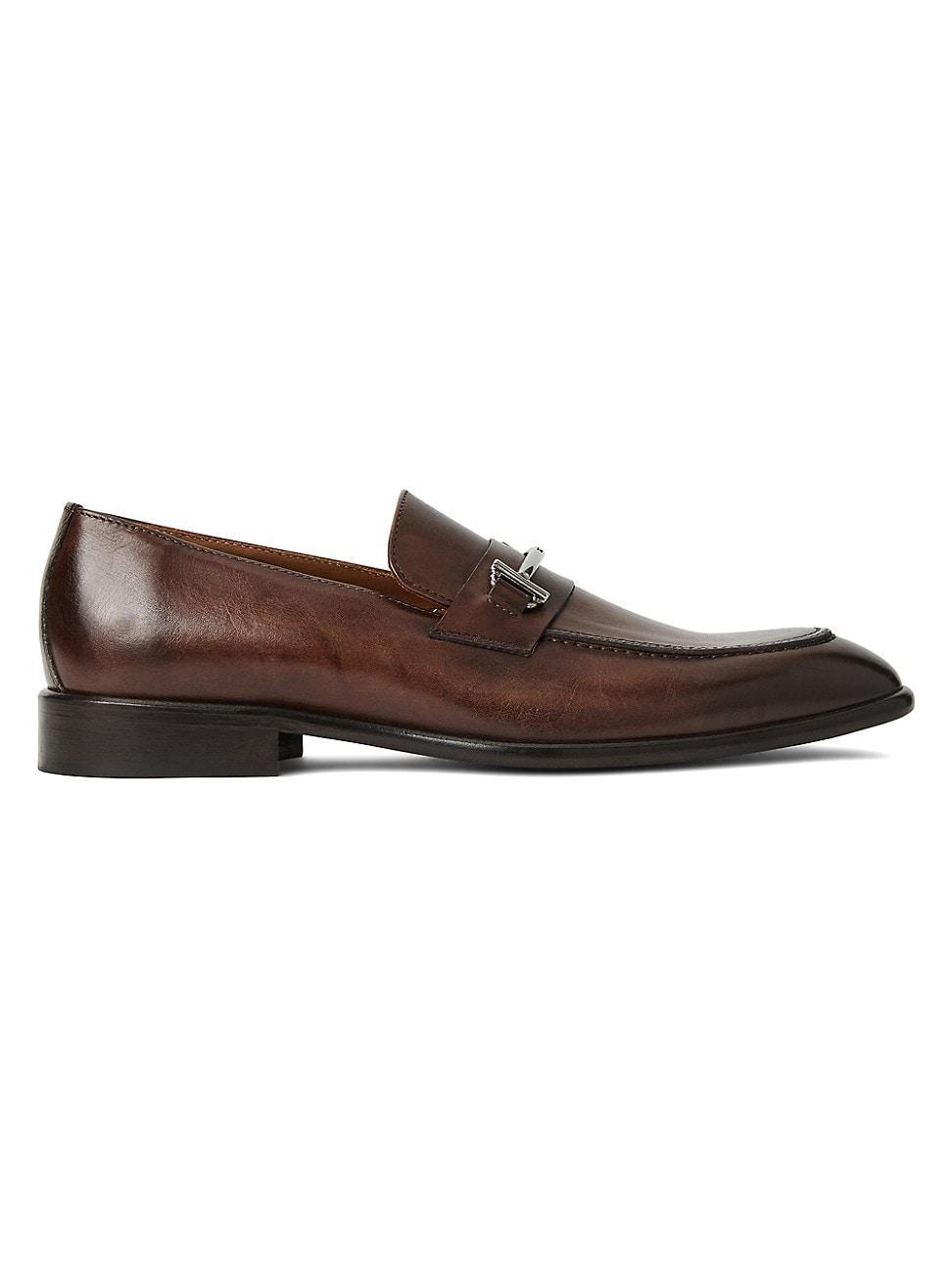 Mens Sante Double-Gore Leather Bit Loafers Product Image