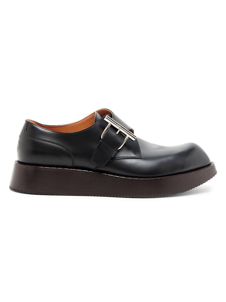 Mens Giordano Single-Monk Leather Shoes Product Image