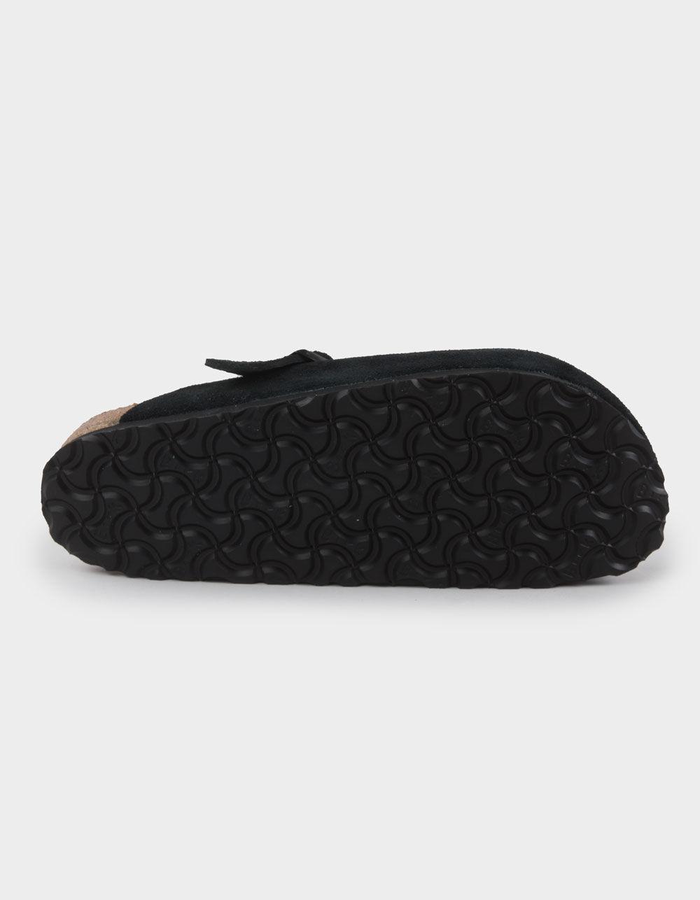 BIRKENSTOCK Boston Soft Footbed Womens Clogs - BLACK Product Image