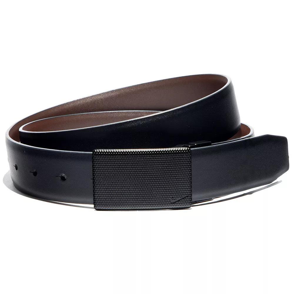 Men's Nike Stealthy Plaque Buckle Reversible Belt, Size: XL, Black Product Image