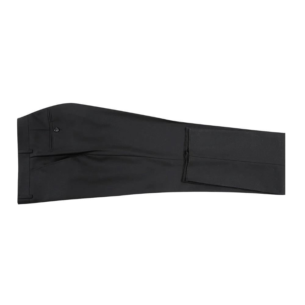 Slim Fit 2 Piece Black Double Breasted Peak Lapel Tuxedo Product Image