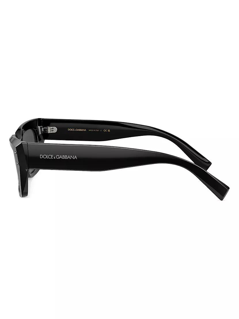 Mens Premium & Heritage 57MM Rectangular Sunglasses Product Image