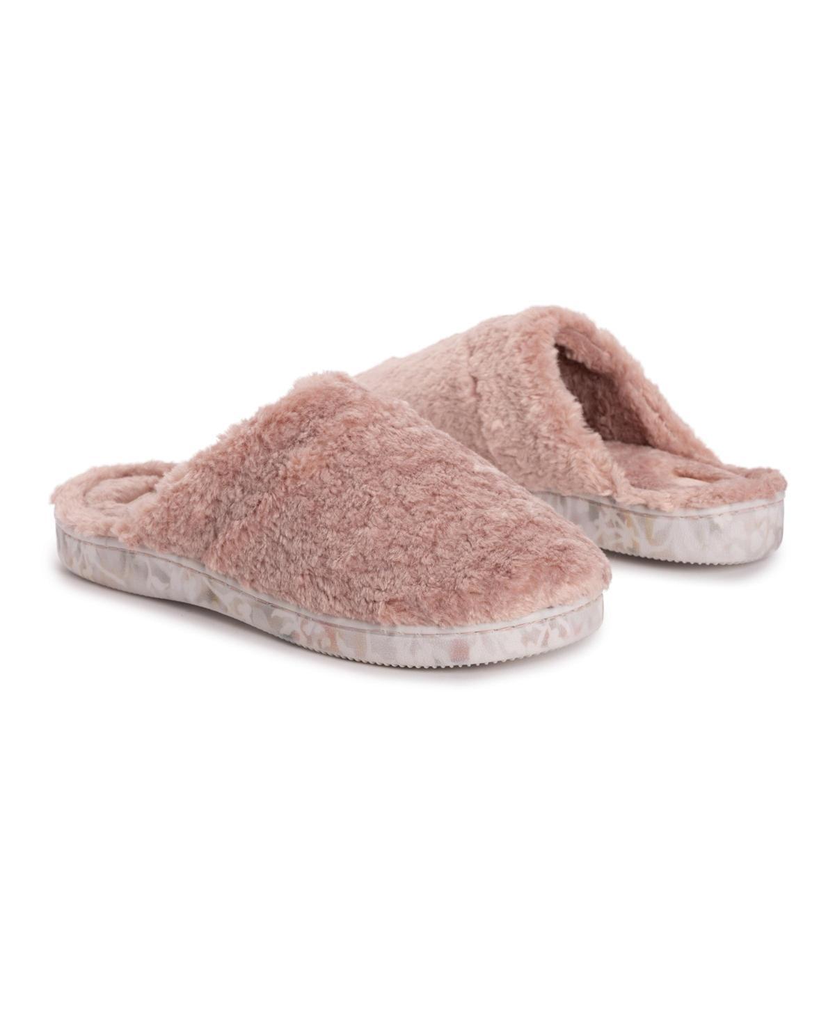 MUK LUKS Wen Shearling Women's Scuff Slippers, Size: Small, Ivory Product Image