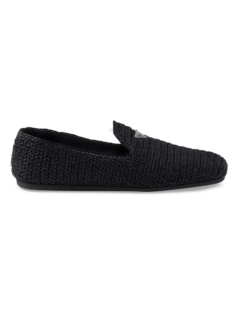 Prada Mens Crochet Slip-On Shoes Product Image