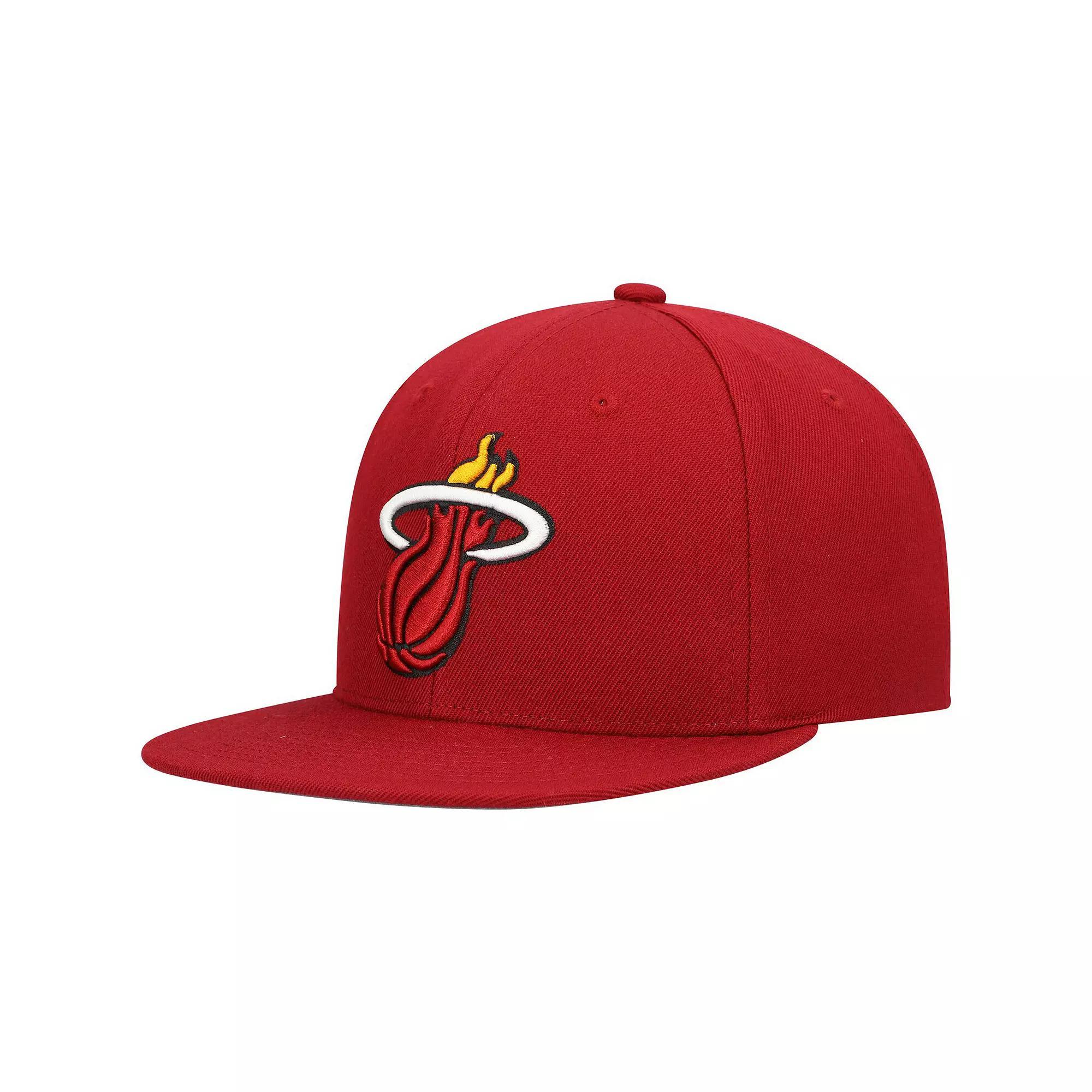 Men's Mitchell & Ness Red LA Clippers Ground 2.0 Snapback Hat Product Image