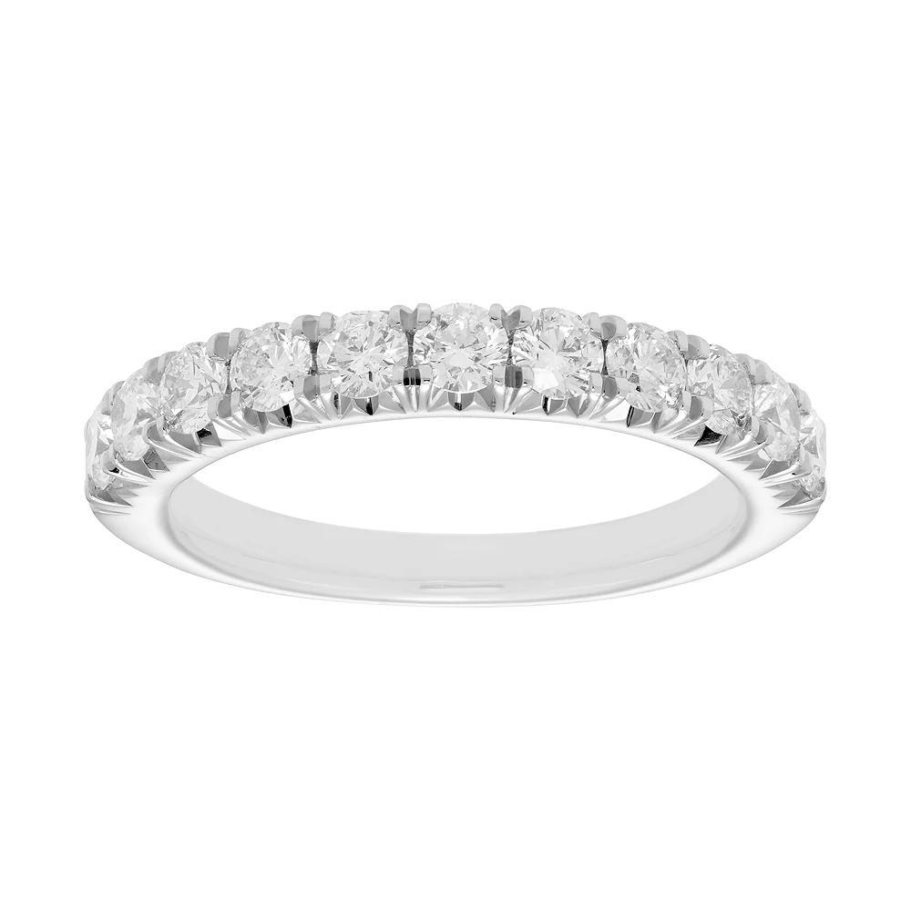 The Regal Collection 14k Gold 1 Carat T.W. IGL Certified Diamond Wedding Band, Women's, Size: 7, Yellow Product Image