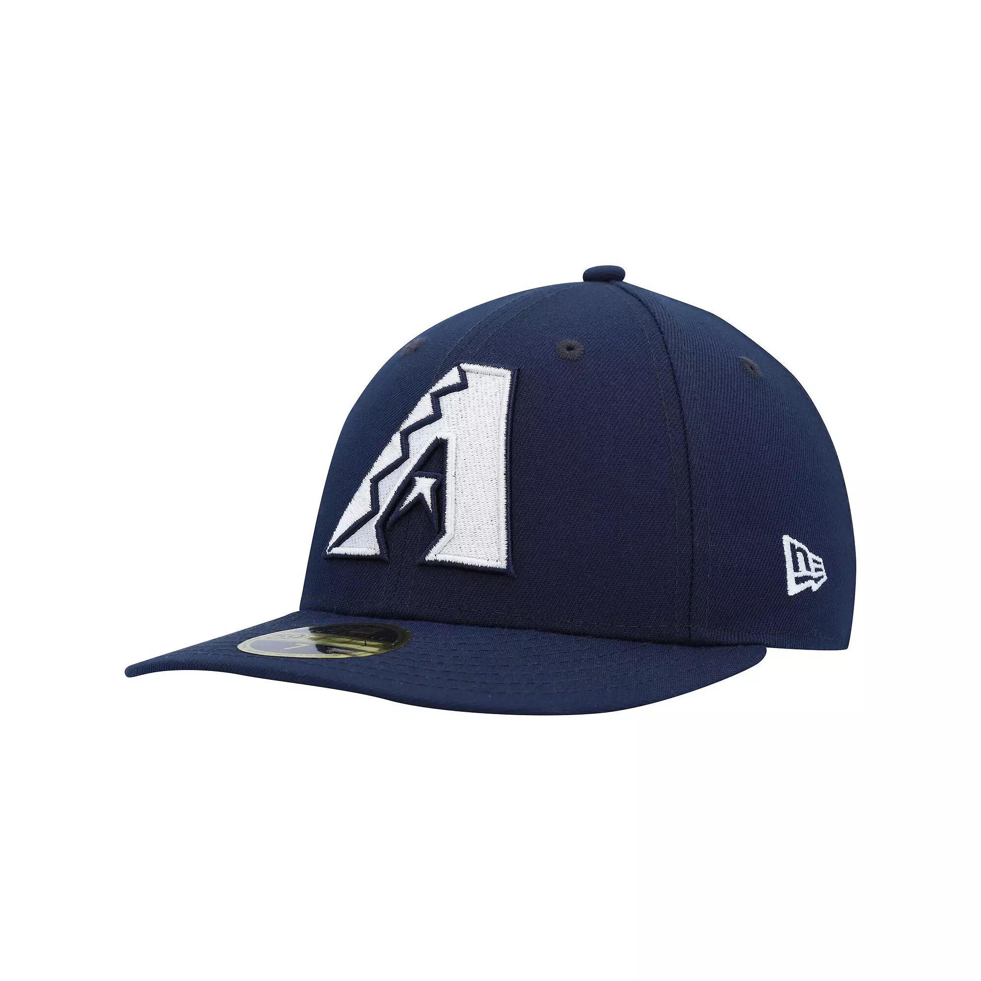 Men's New Era Navy Arizona Diamondbacks Oceanside Low Profile 59FIFTY Fitted Hat, Size: 7, Blue Product Image