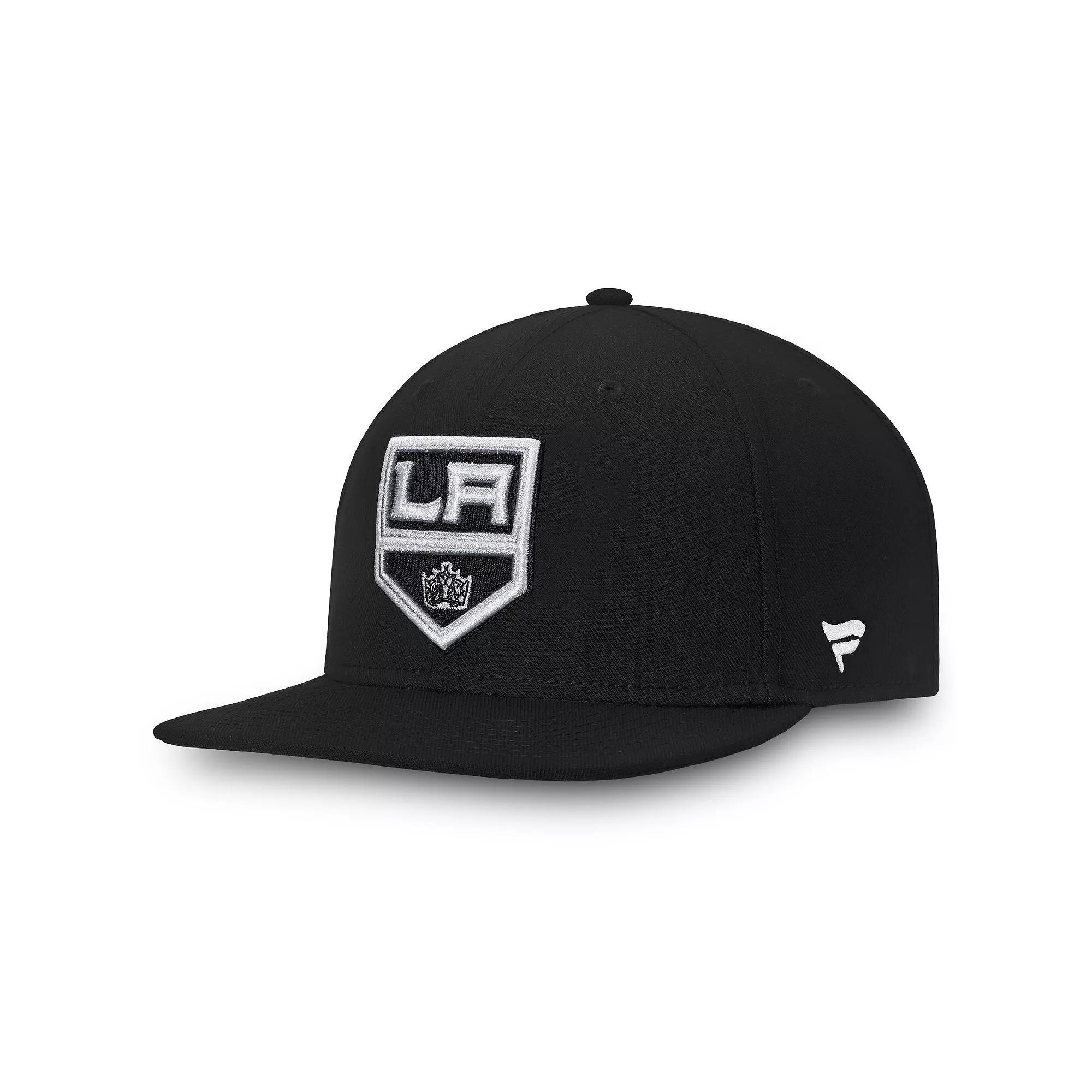 Men's Fanatics Black Los Angeles Kings Core Fitted Hat, Size: 7, Kgs Black Product Image