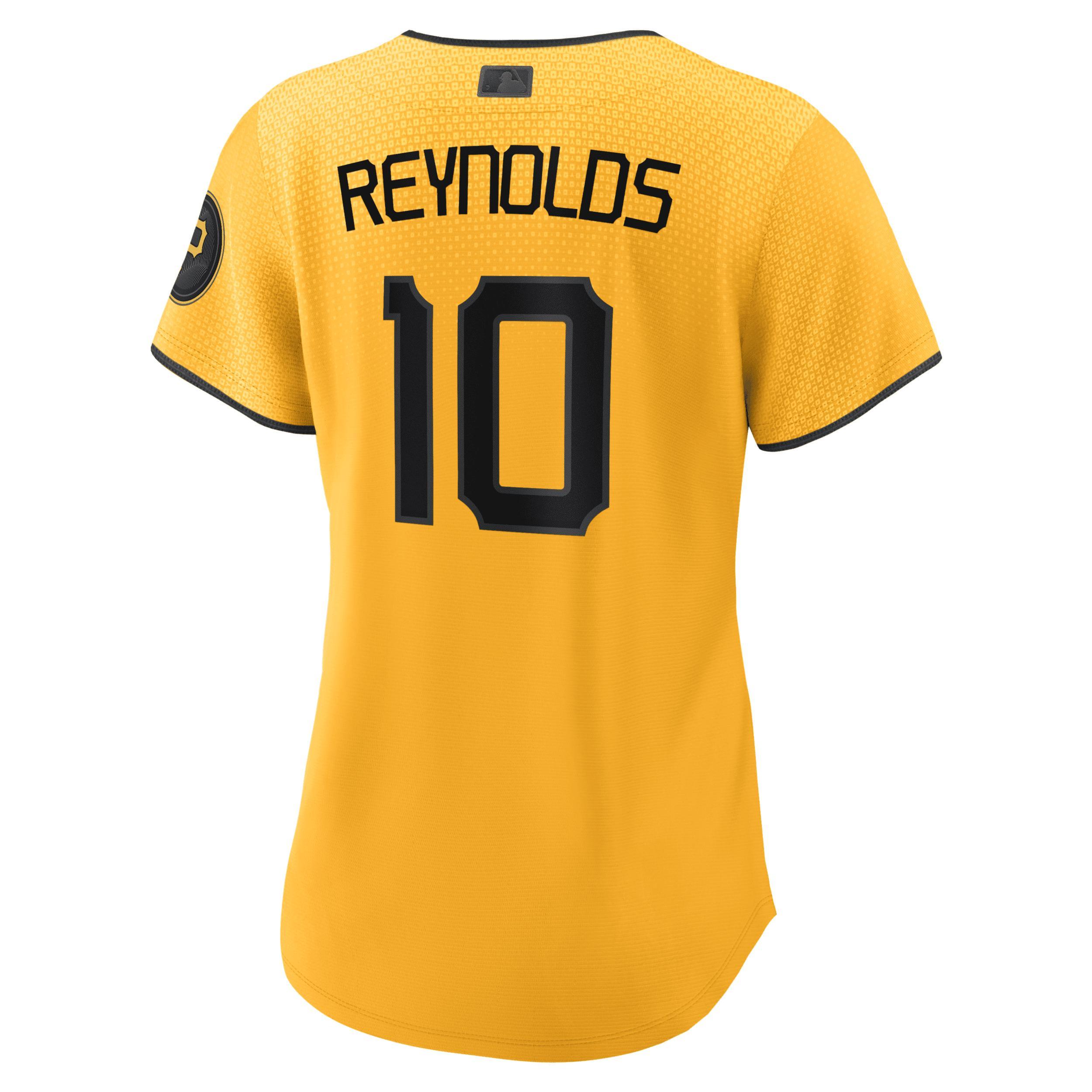 Women's Nike Ke'Bryan Hayes Gold Pittsburgh Pirates 2023 City Connect Replica Player Jersey, Size: Medium Product Image