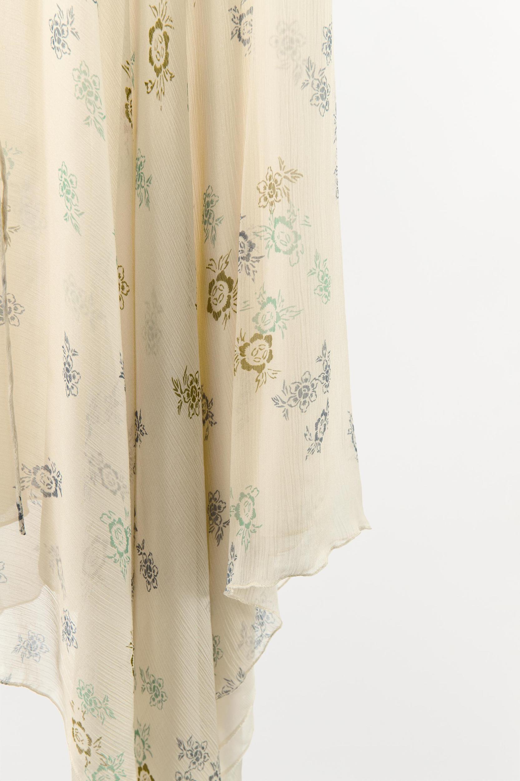 PRINTED ASYMMETRIC SKIRT Product Image