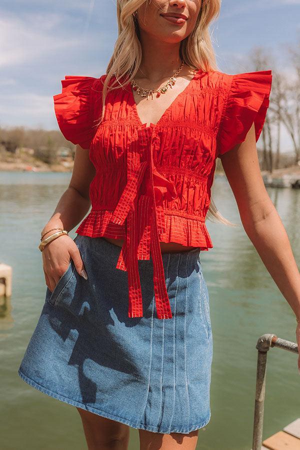 Liberty Lane Smocked Top Product Image