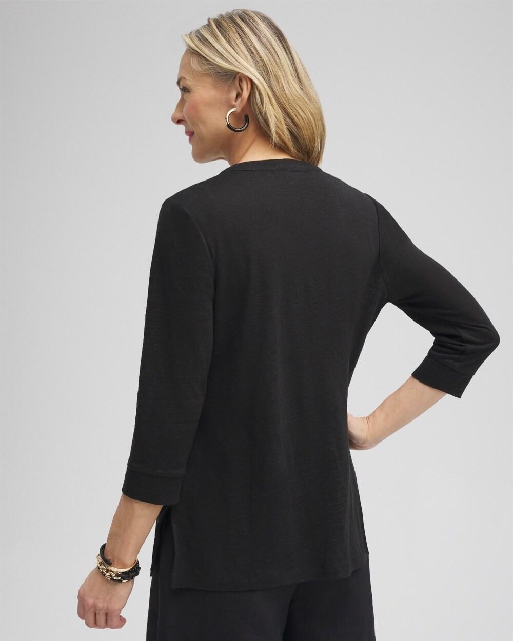 Linen Embellished Tunic Product Image