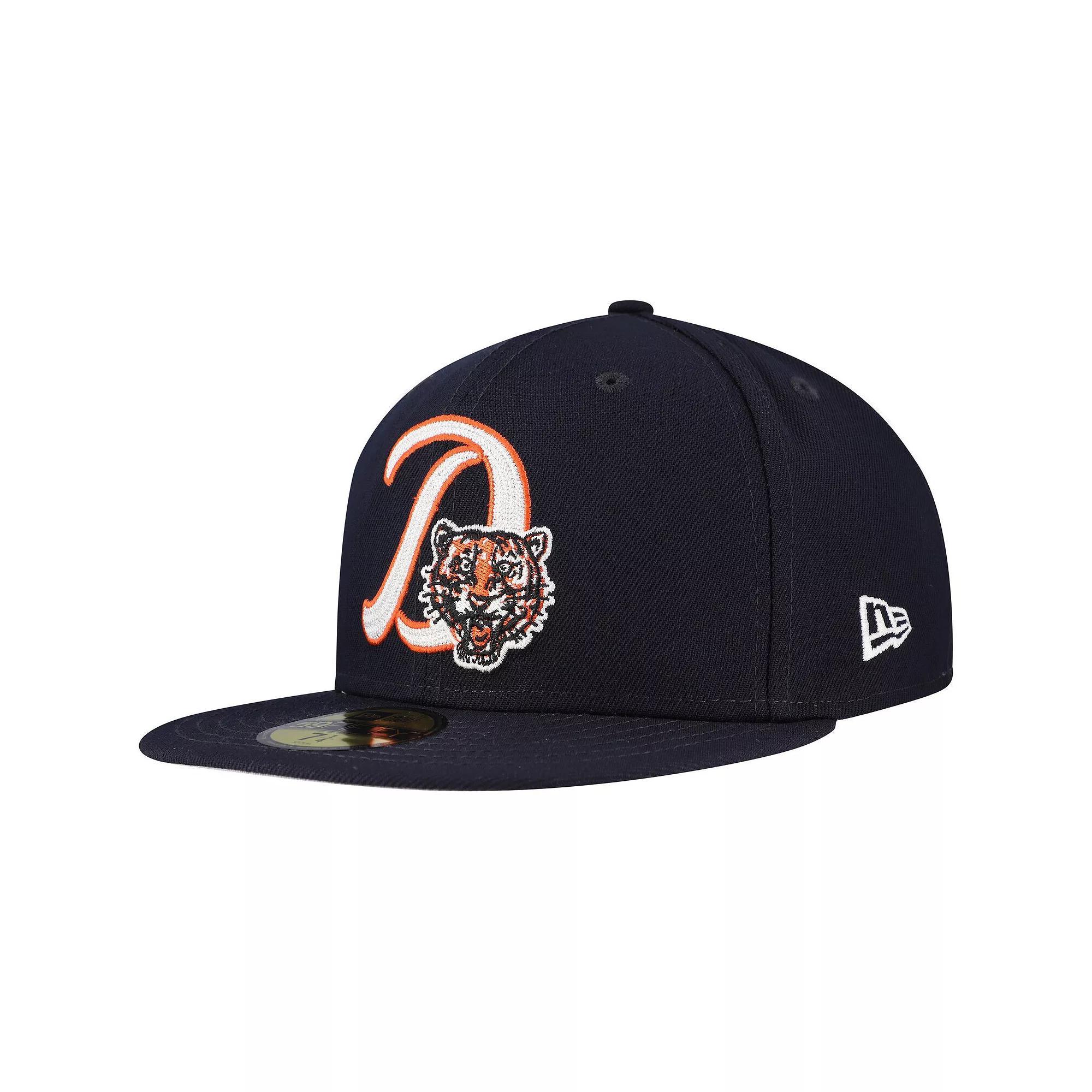 Men's New Era Navy Detroit Tigers  Duo Logo 2.0 59FIFTY Fitted Hat, Size: 7 3/8, Blue Product Image