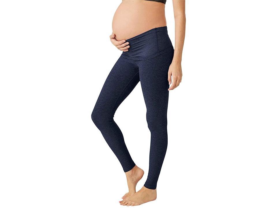 Beyond Yoga Maternity Empire Waisted Spacedye Midi Leggings (Nocturnal ) Women's Casual Pants Product Image