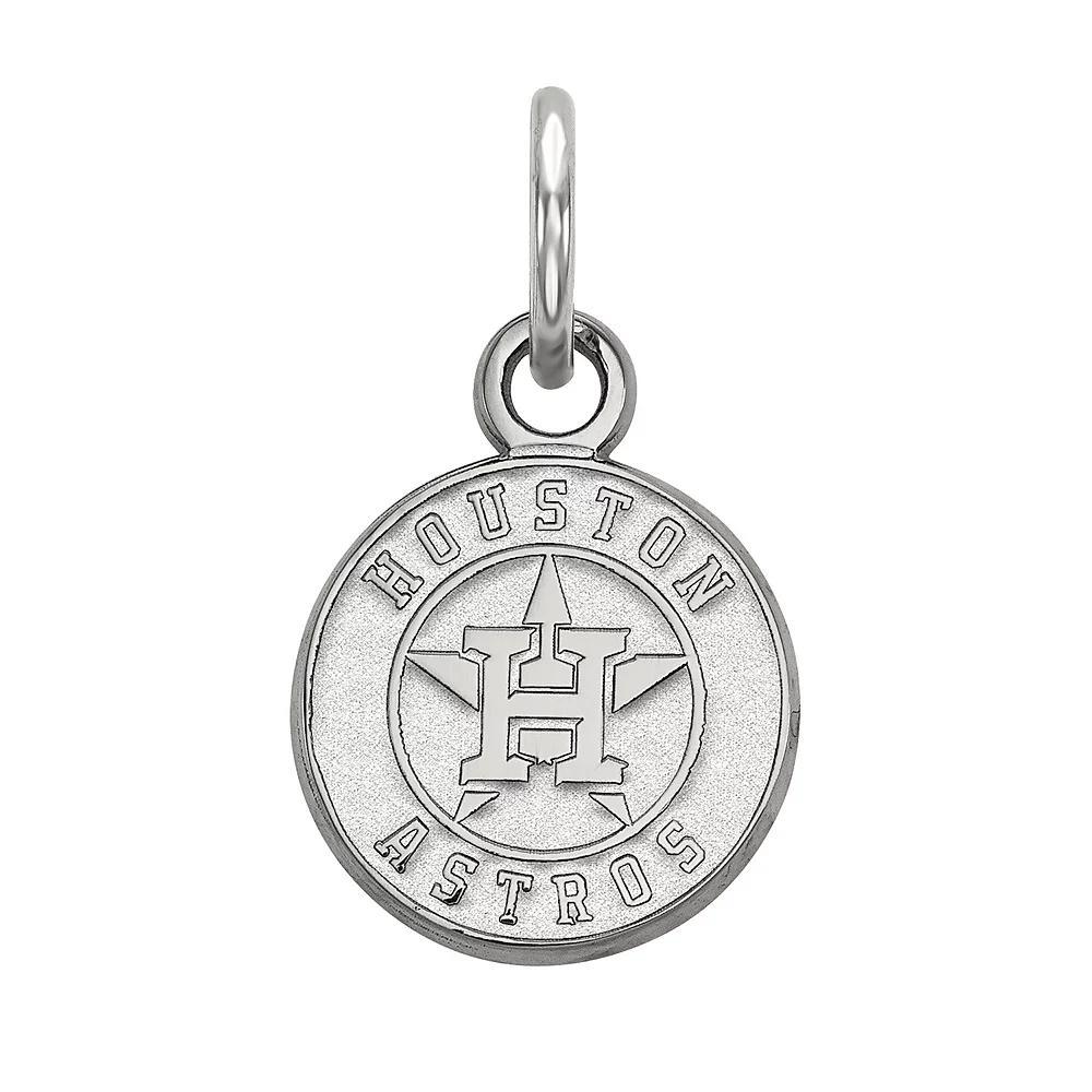 LogoArt Sterling Silver Houston Astros Pendant, Women's, Size: 15 mm Product Image