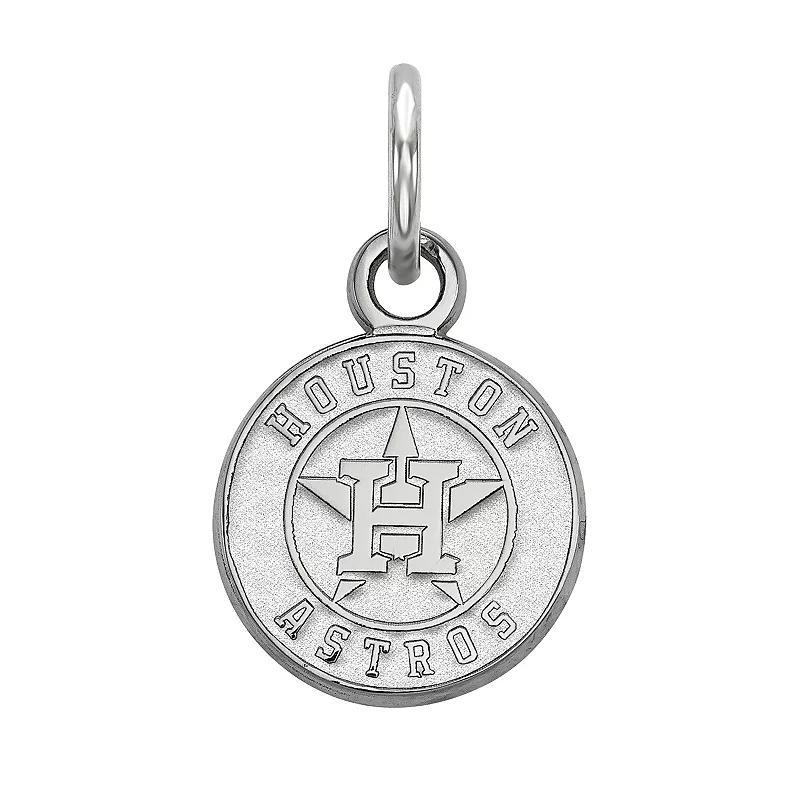 LogoArt Sterling Silver Houston Astros Pendant, Women's, Size: 15 mm Product Image