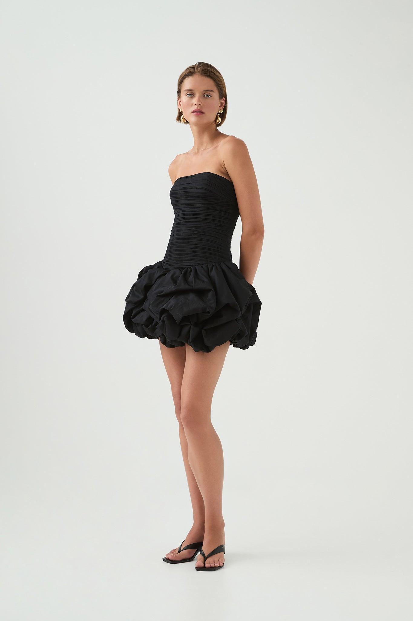 Violette Bubble Hem Mini Dress Product Image
