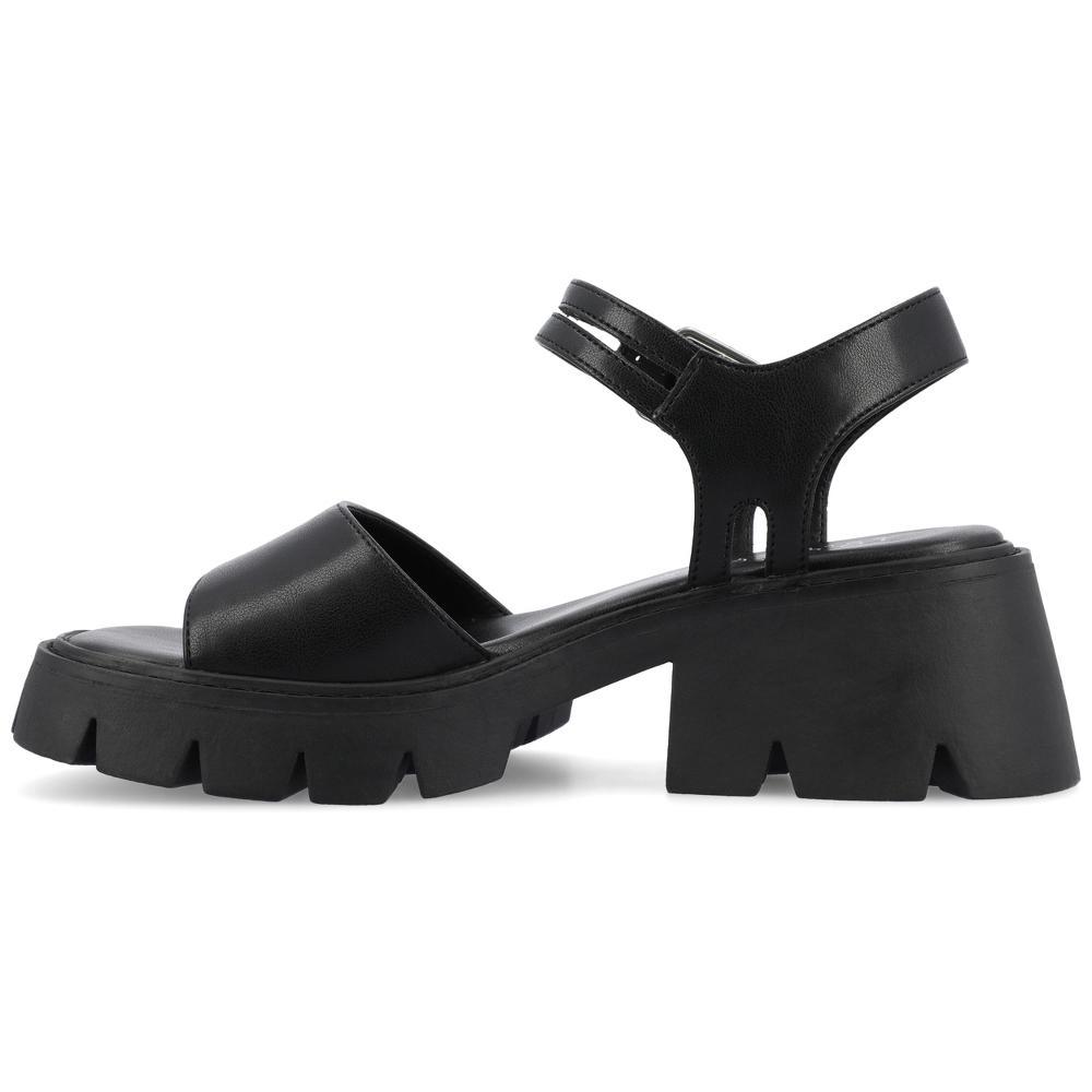 Journee Collection Womens Tillee Tru Comfort Foam Treaded Outsole Platform Sandals Product Image