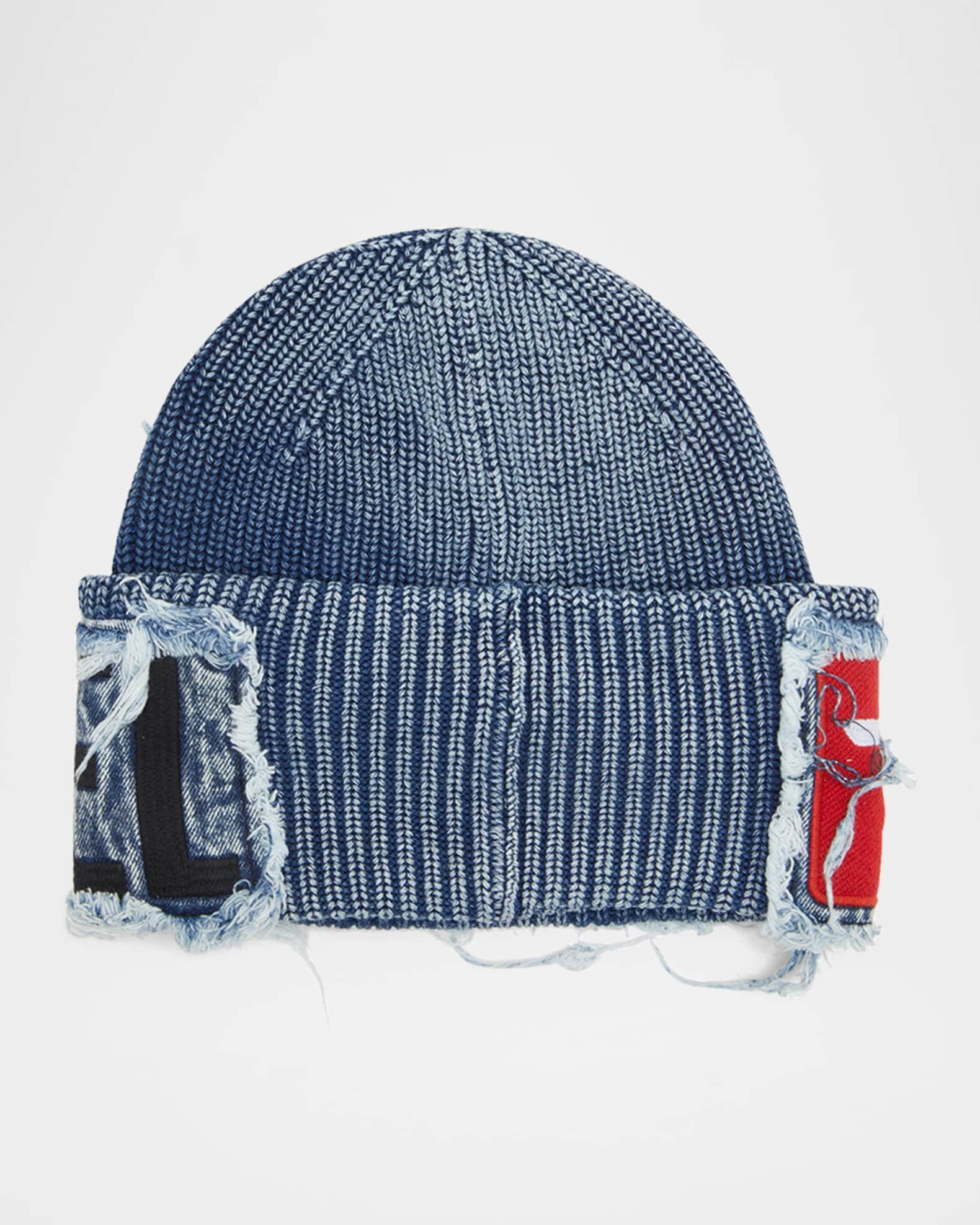 Men's K-Frok Frayed Logo Beanie Hat Product Image